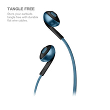 Load image into Gallery viewer, JBL TUNE 205BT Wireless Earbud Headphones - Blue