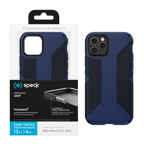 Speck Apple iPhone 11 Pro Presidio Grip Series Case - Black/Blue