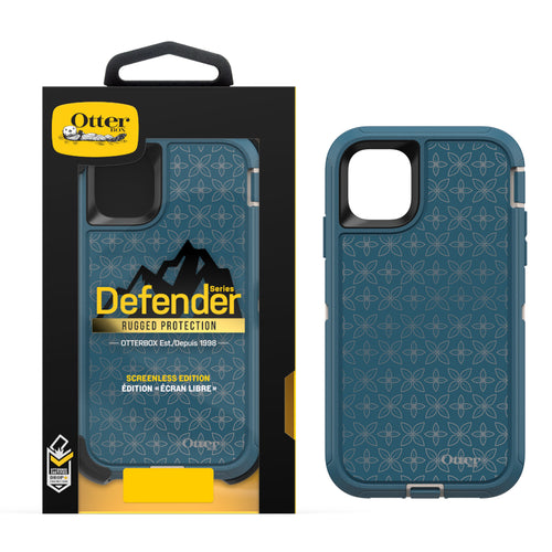 New! Otterbox Defender Series Screen-less Edition Case for Apple iPhone 11 - Petal Pusher