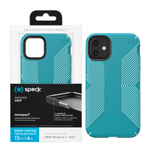 Load image into Gallery viewer, Speck Apple iPhone 11 Presidio Grip Series Case - Bali Blue/Skyline Blue