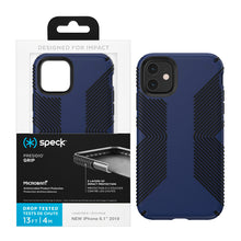 Load image into Gallery viewer, Speck Apple iPhone 11 Presidio Grip Series Case - Coastal Blue/Black