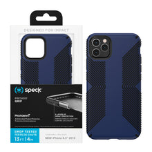 Load image into Gallery viewer, Speck Apple iPhone 11 Pro Max Presidio Grip Series Case - Blue/Black