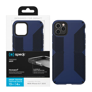 Speck Apple iPhone 11 Pro Max Presidio Grip Series Case - Blue/Black