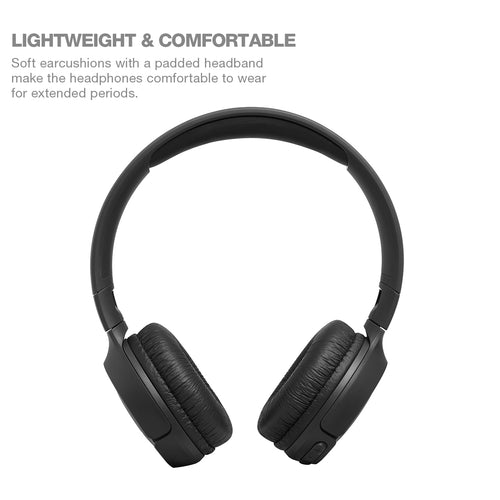 NEW! JBL TUNE500BT Wireless On-Ear Headphones With Mic - Black