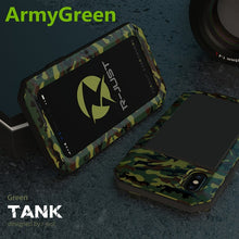 Load image into Gallery viewer, iPhone Heavy Duty Protection Doom armor Metal Aluminum phone Case
