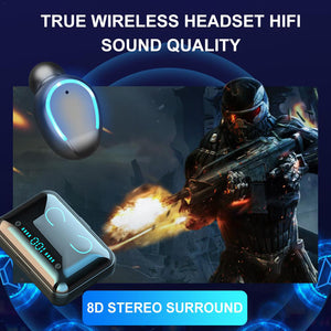 5.0 Bluetooth Earphones Wireless Headphones with mic Stereo Music