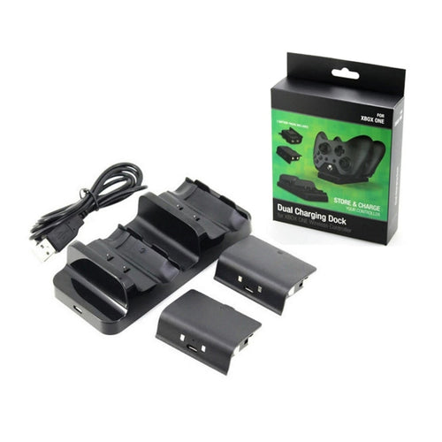 Dock Controller Charger With 2 Rechargeable Batteries for XBOX ONE