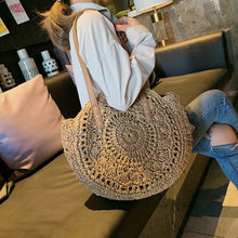 Load image into Gallery viewer, Handmade Summer Totes Casual Rattan Women Shoulder Bags